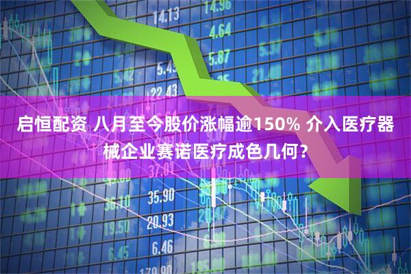启恒配资 八月至今股价涨幅逾150% 介入医疗器械企业赛诺医疗成色几何？