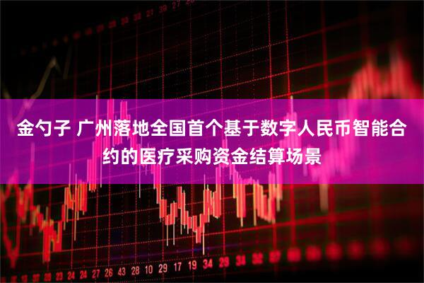金勺子 广州落地全国首个基于数字人民币智能合约的医疗采购资金结算场景
